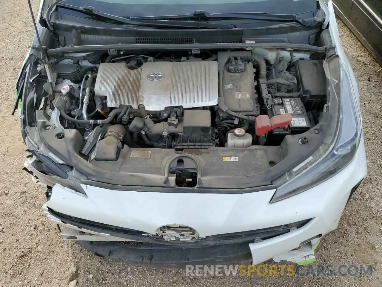 11 fotografías del automóvil dañado JTDKAMFU3M3126686 TOYOTA PRIUS 2021