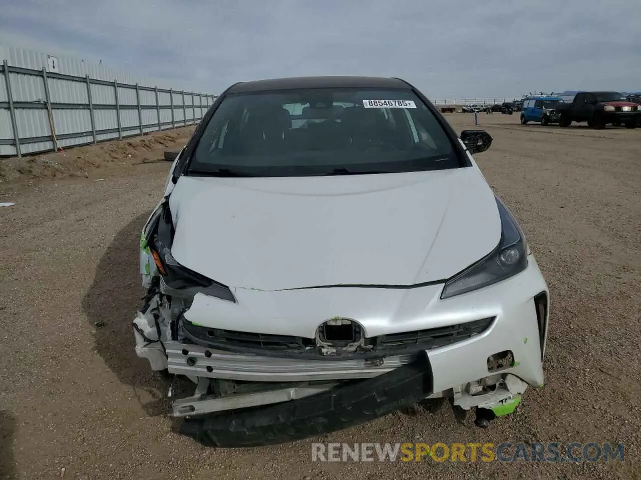 5 fotografías del automóvil dañado JTDKAMFU3M3126686 TOYOTA PRIUS 2021