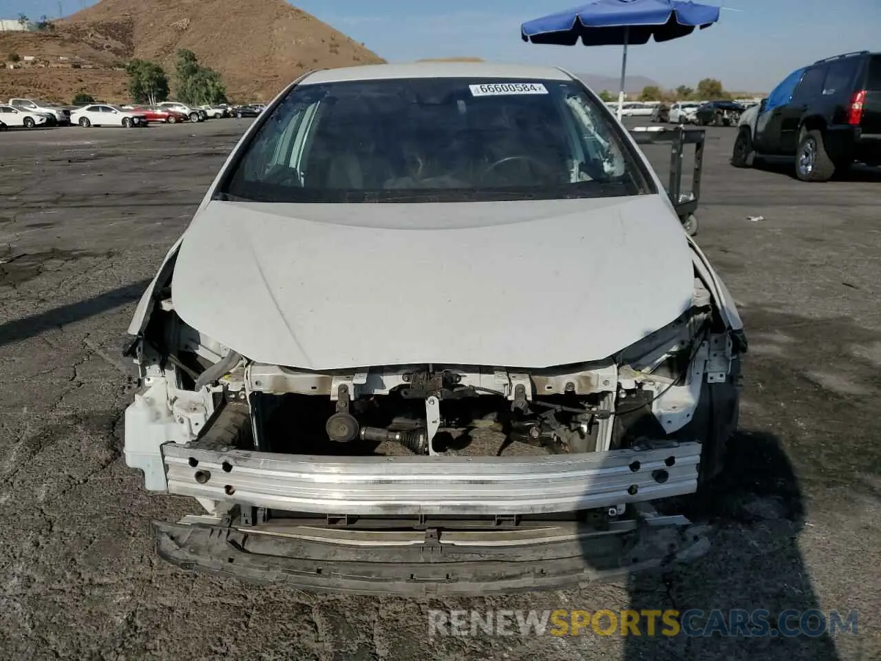 5 fotografías del automóvil dañado JTDKAMFU3M3128003 TOYOTA PRIUS 2021