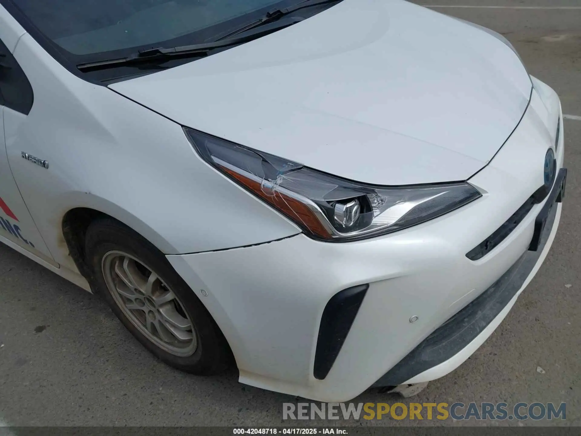 18 fotografías del automóvil dañado JTDKAMFU3M3129569 TOYOTA PRIUS 2021