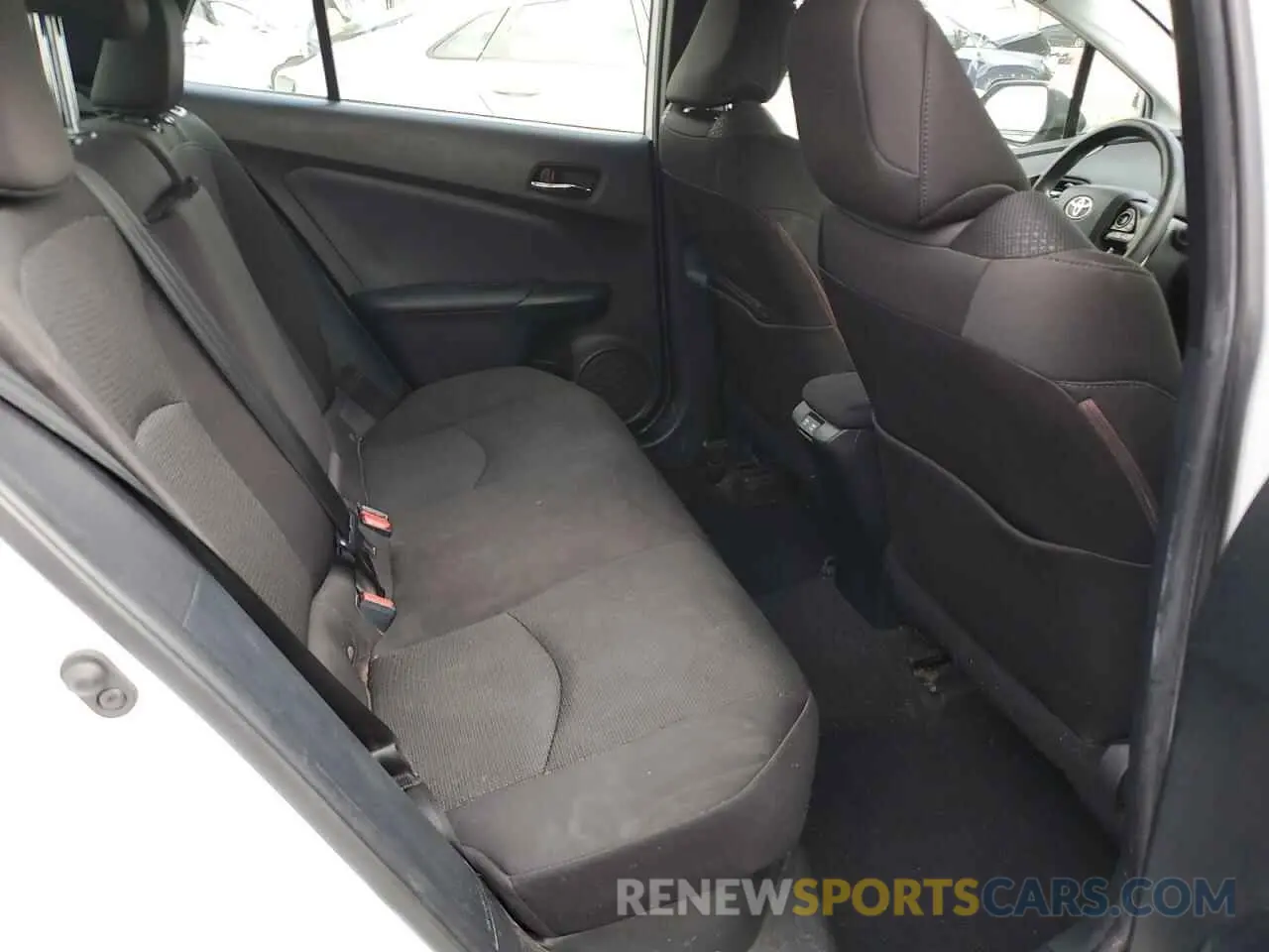 10 fotografías del automóvil dañado JTDKAMFU3M3139888 TOYOTA PRIUS 2021