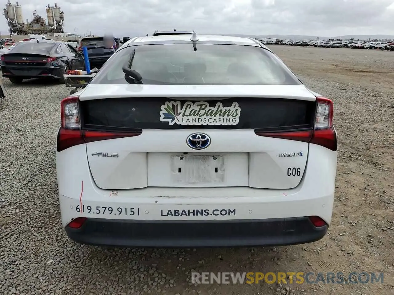 6 fotografías del automóvil dañado JTDKAMFU3M3139888 TOYOTA PRIUS 2021