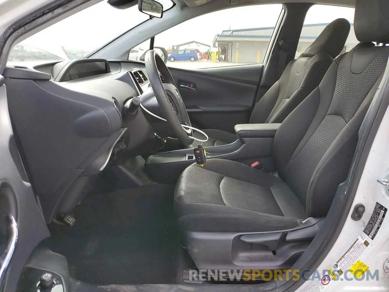 7 fotografías del automóvil dañado JTDKAMFU3M3139888 TOYOTA PRIUS 2021