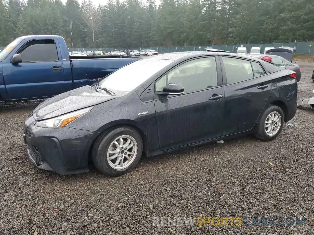 1 fotografías del automóvil dañado JTDKAMFU3M3148445 TOYOTA PRIUS 2021