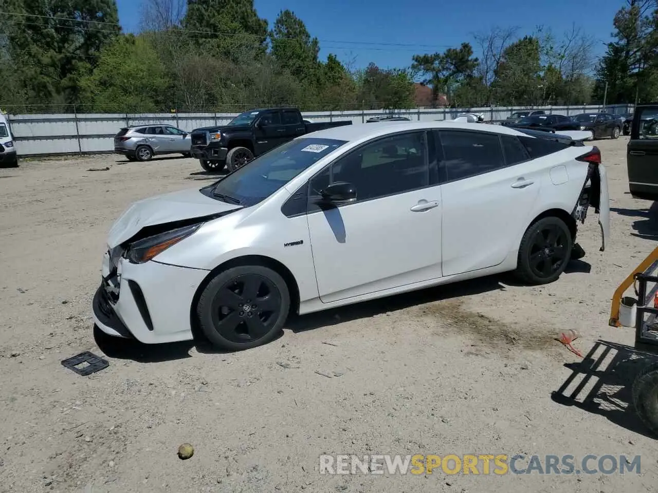 1 fotografías del automóvil dañado JTDKAMFU4M3127359 TOYOTA PRIUS 2021