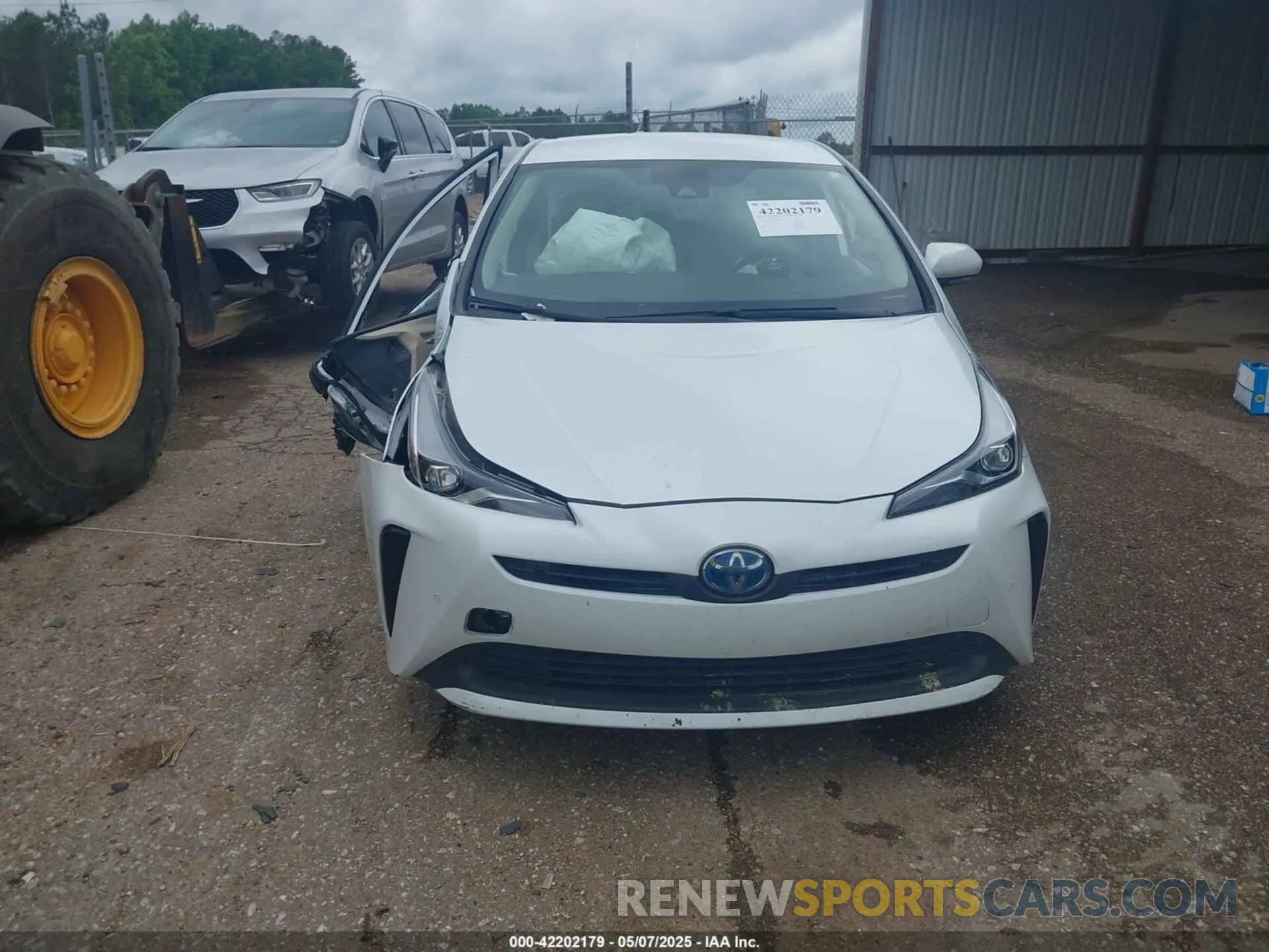 11 fotografías del automóvil dañado JTDKAMFU4M3130441 TOYOTA PRIUS 2021