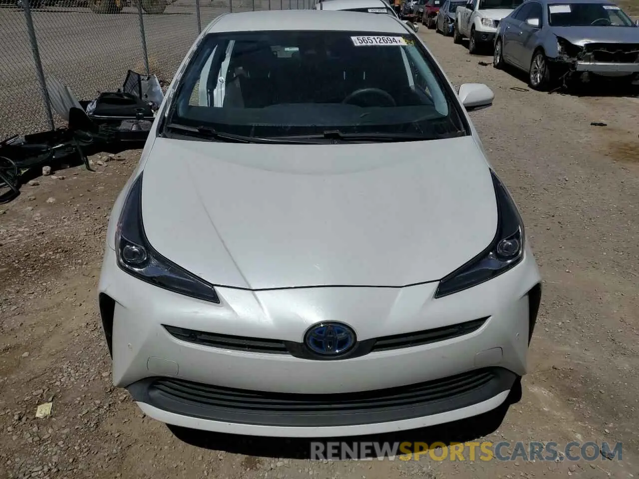 5 fotografías del automóvil dañado JTDKAMFU4M3131492 TOYOTA PRIUS 2021