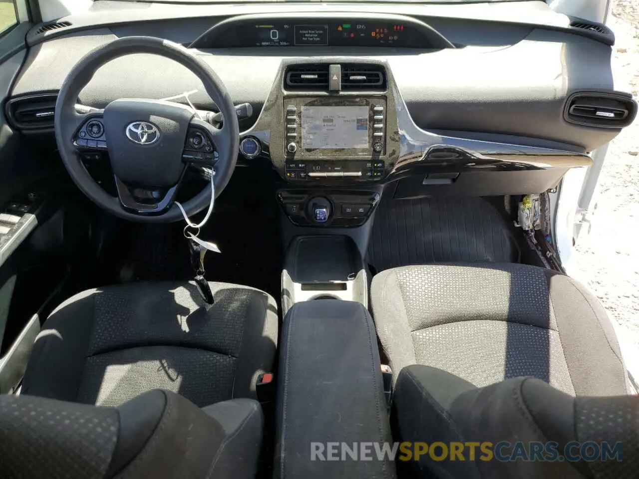 8 fotografías del automóvil dañado JTDKAMFU4M3131492 TOYOTA PRIUS 2021