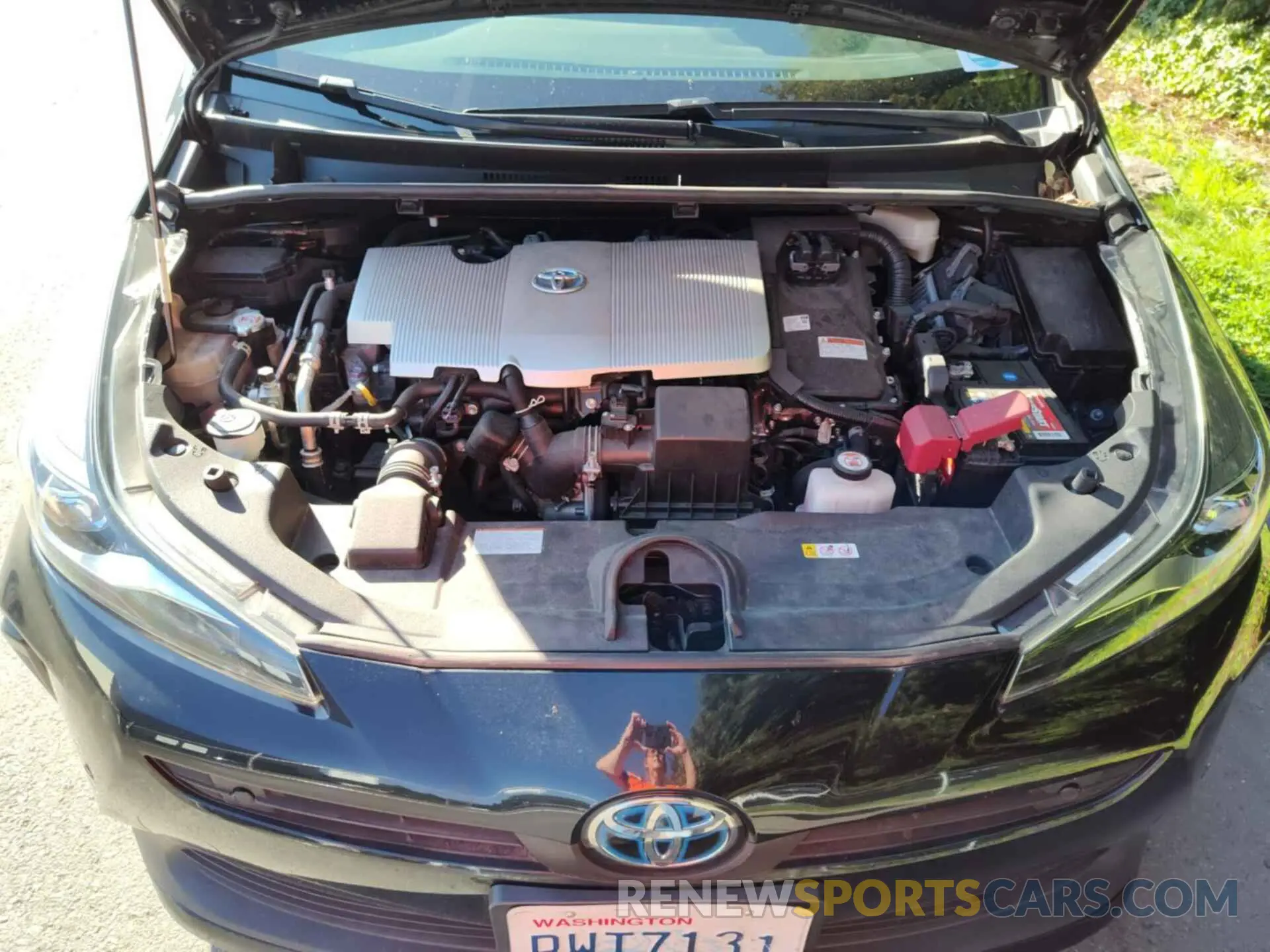 13 fotografías del automóvil dañado JTDKAMFU4M3136059 TOYOTA PRIUS 2021