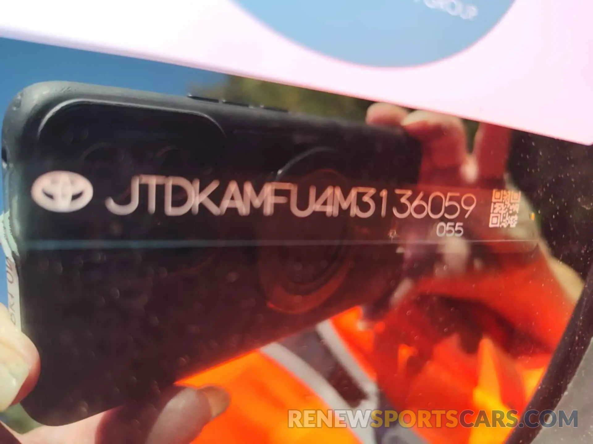 30 fotografías del automóvil dañado JTDKAMFU4M3136059 TOYOTA PRIUS 2021