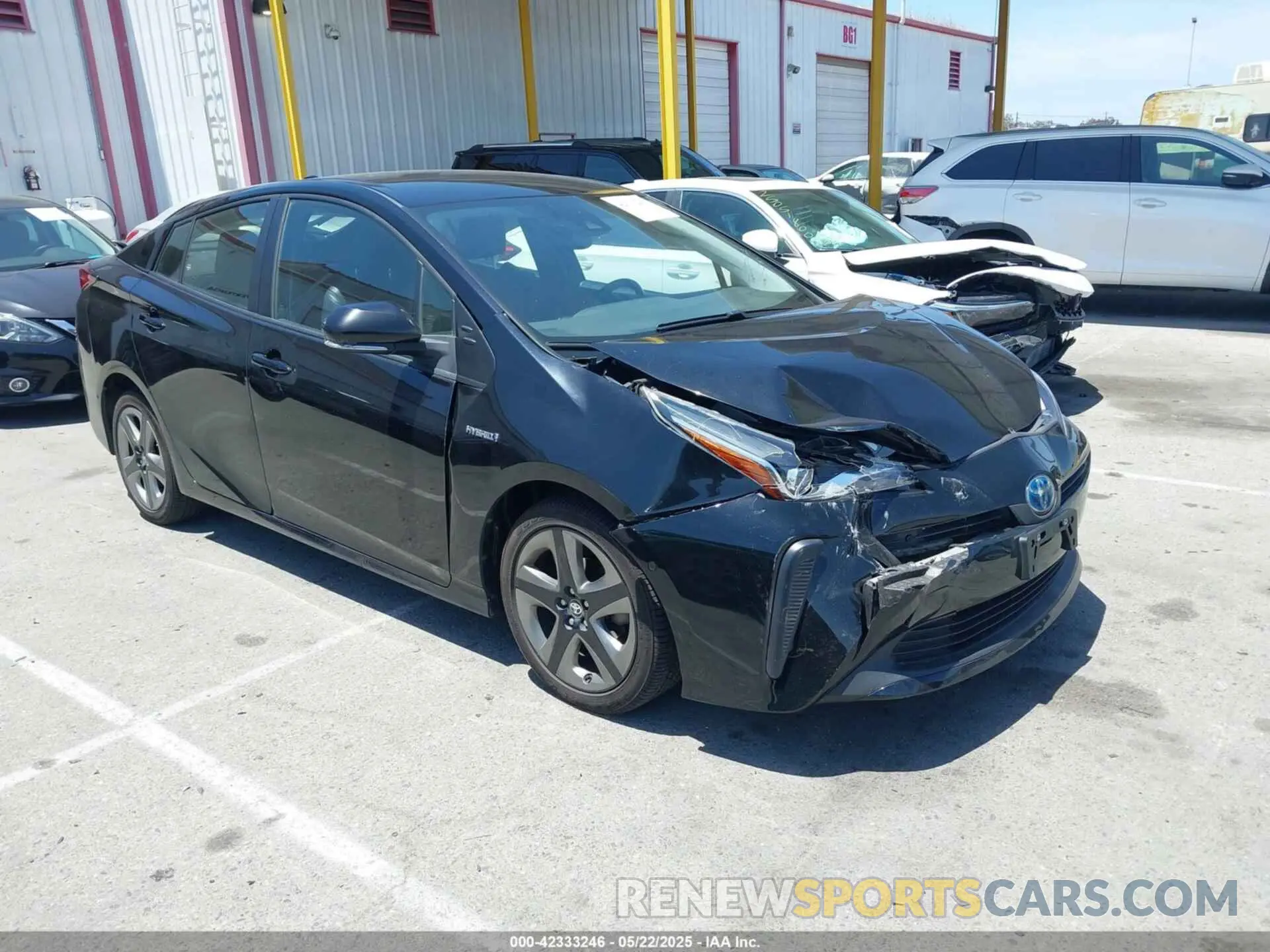 1 fotografías del automóvil dañado JTDKAMFU4M3143948 TOYOTA PRIUS 2021