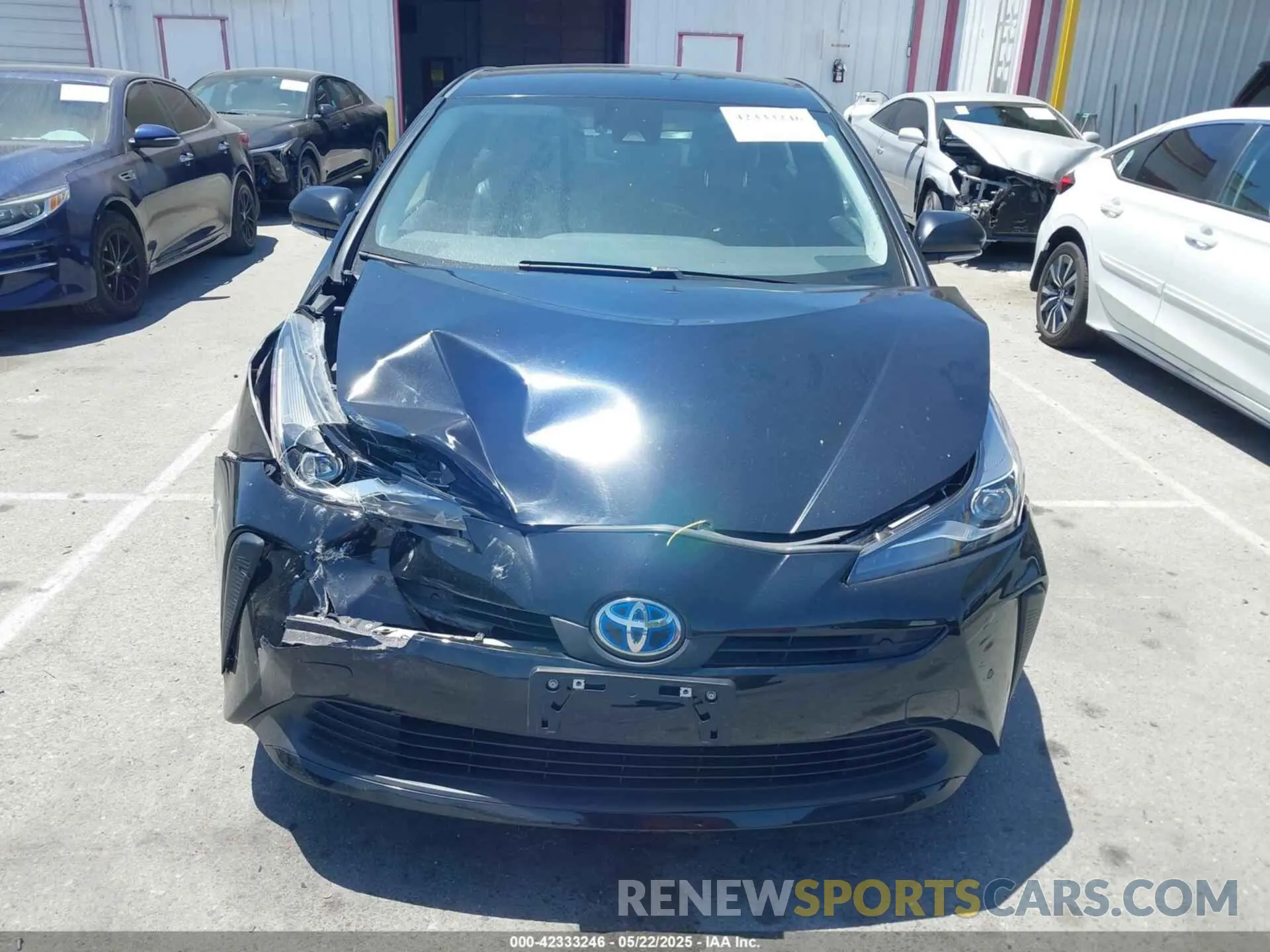 12 fotografías del automóvil dañado JTDKAMFU4M3143948 TOYOTA PRIUS 2021