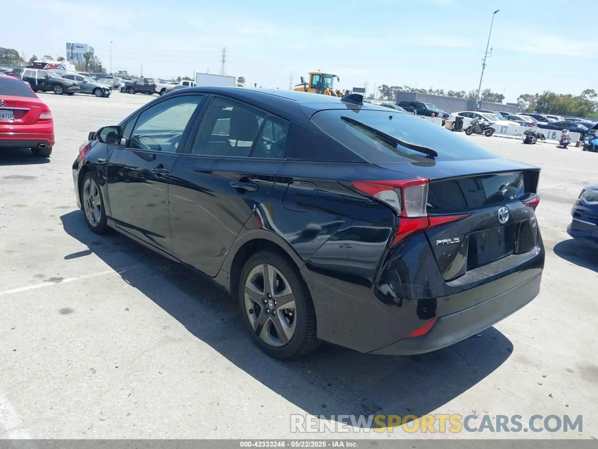 3 fotografías del automóvil dañado JTDKAMFU4M3143948 TOYOTA PRIUS 2021