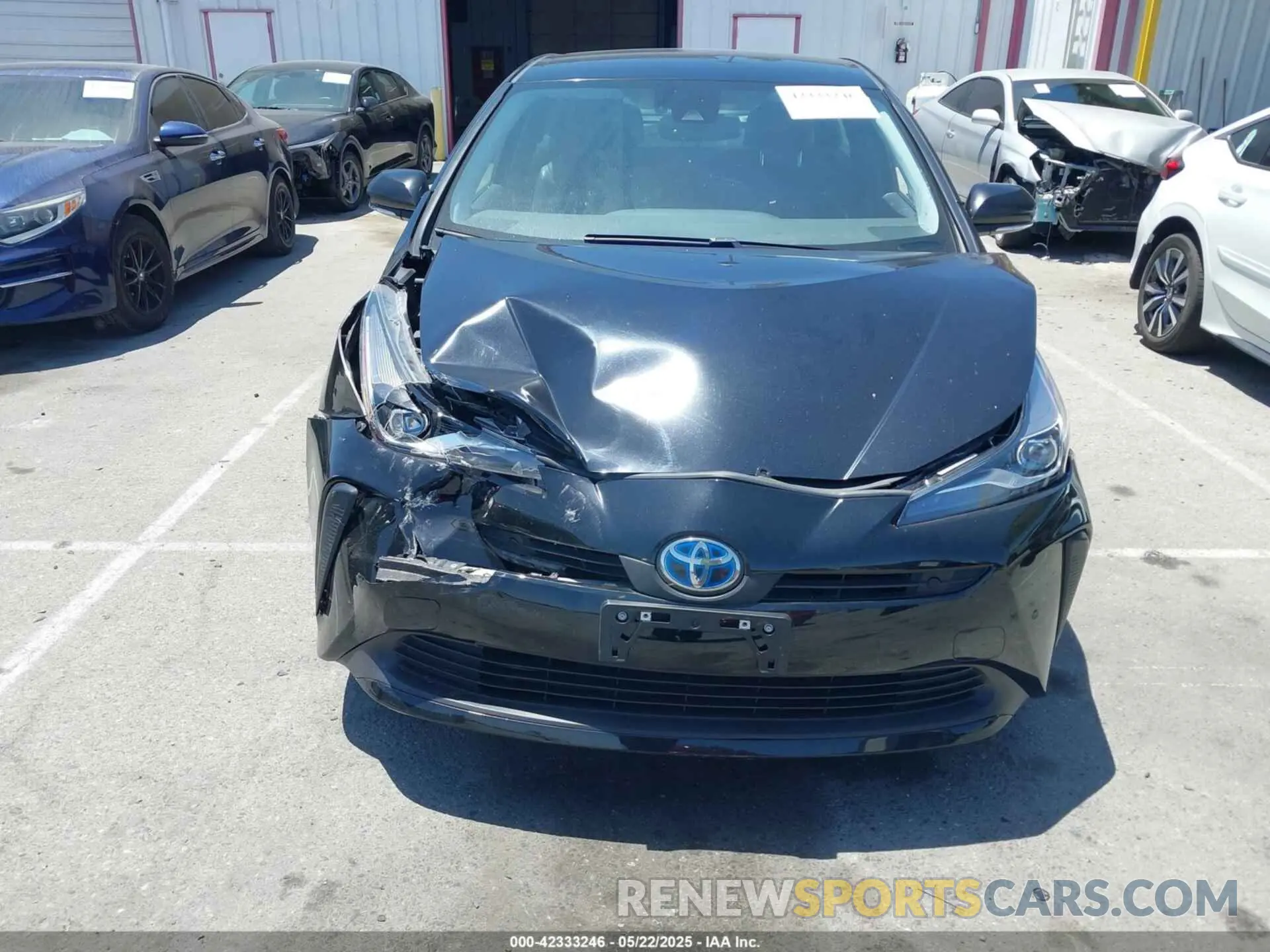 6 fotografías del automóvil dañado JTDKAMFU4M3143948 TOYOTA PRIUS 2021