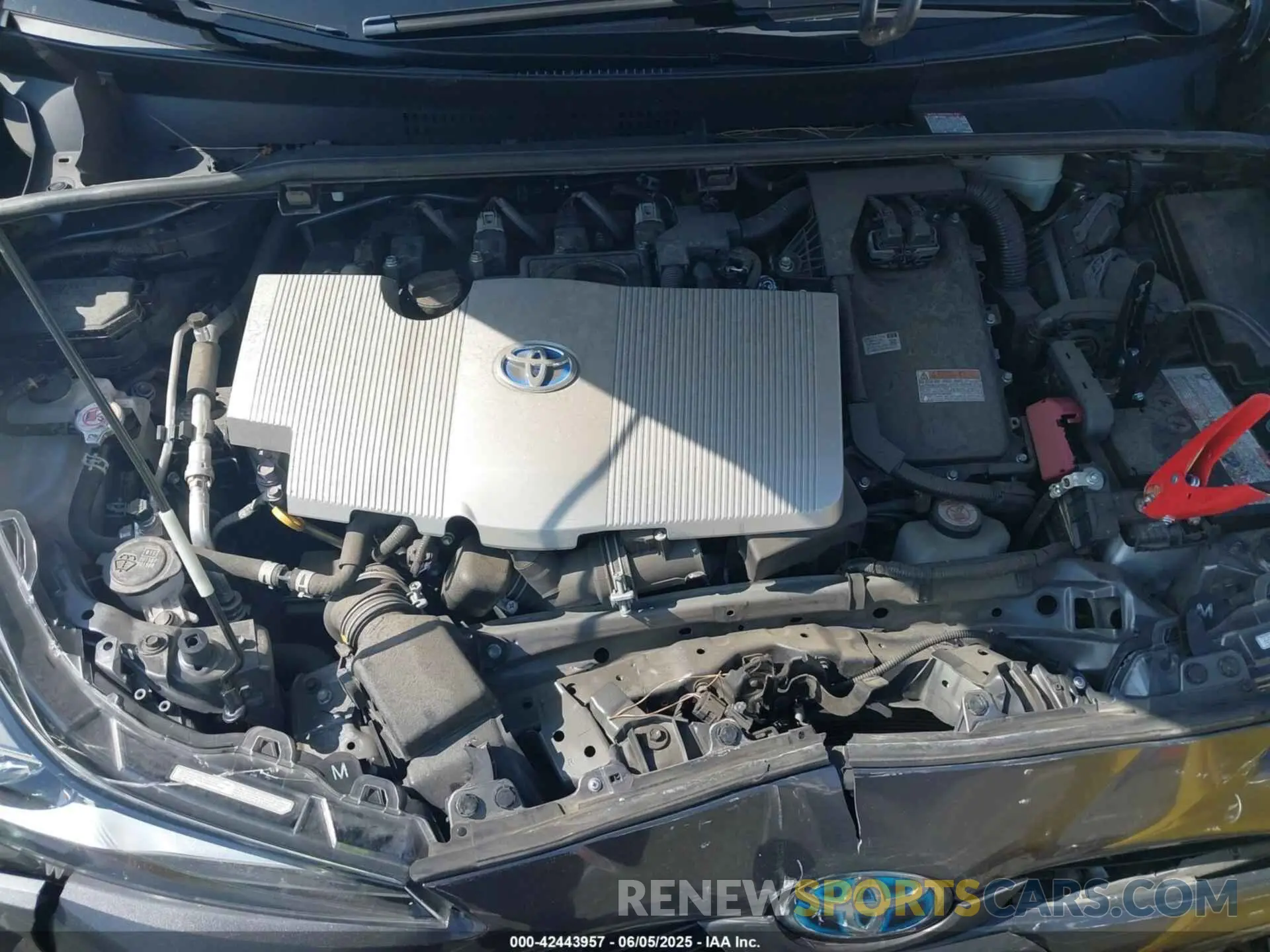 10 fotografías del automóvil dañado JTDKAMFU4M3144985 TOYOTA PRIUS 2021