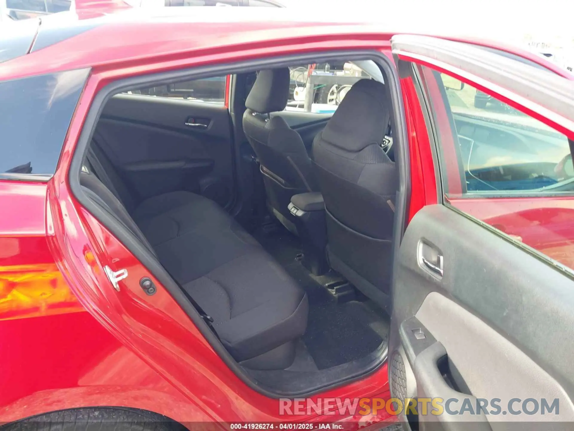 8 fotografías del automóvil dañado JTDKAMFU4M3145215 TOYOTA PRIUS 2021