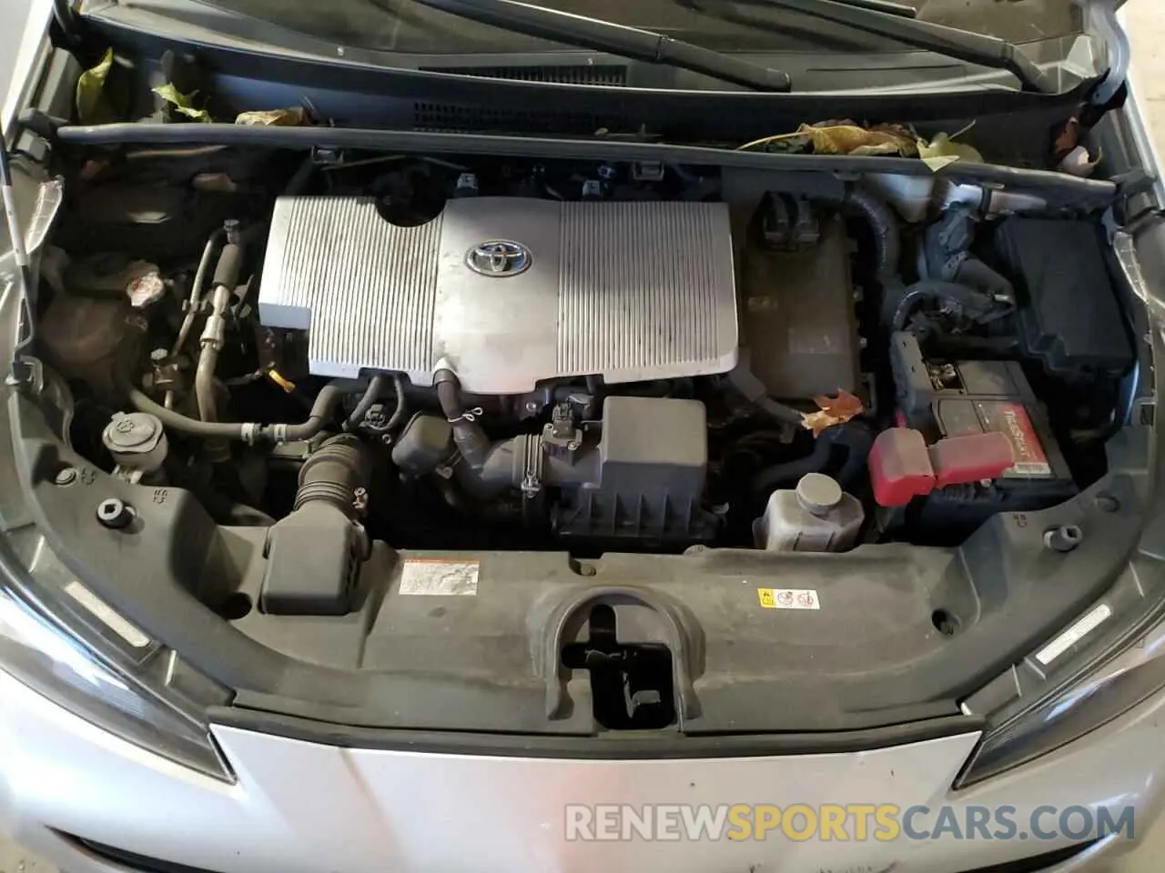 11 fotografías del automóvil dañado JTDKAMFU4M3145537 TOYOTA PRIUS 2021