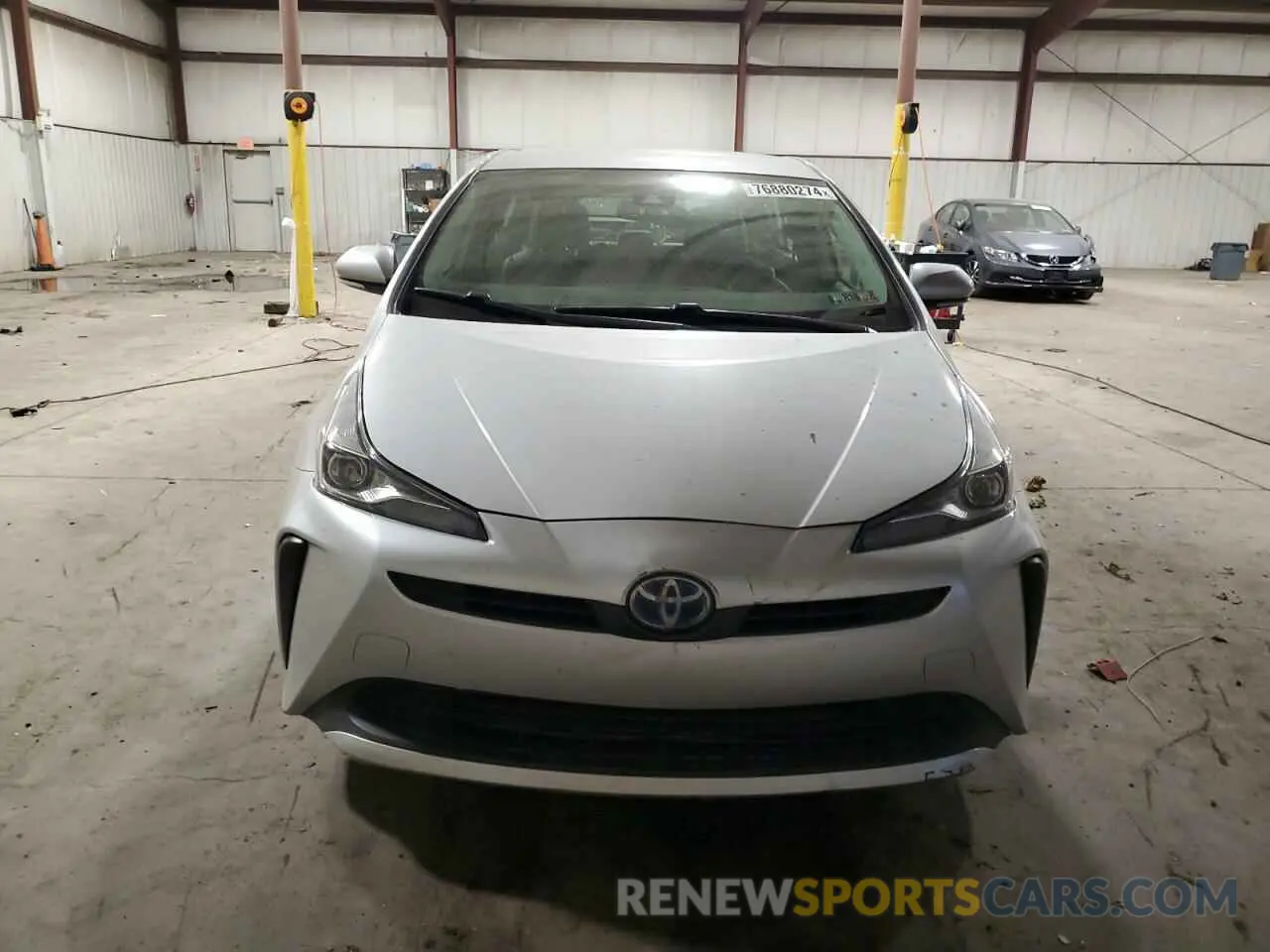 5 fotografías del automóvil dañado JTDKAMFU4M3145537 TOYOTA PRIUS 2021