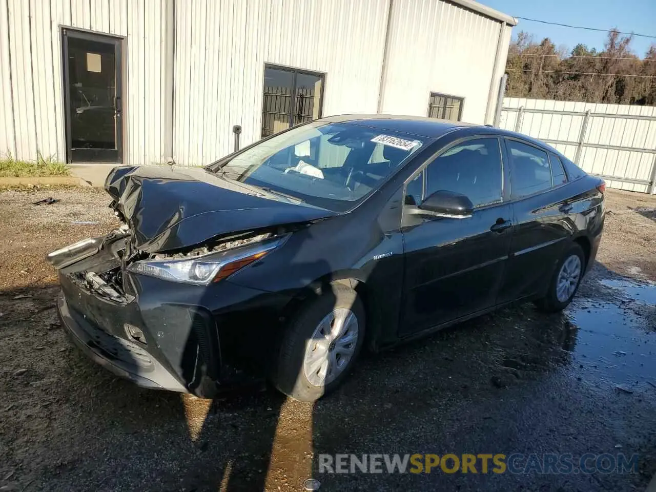 1 fotografías del automóvil dañado JTDKAMFU4M3147434 TOYOTA PRIUS 2021