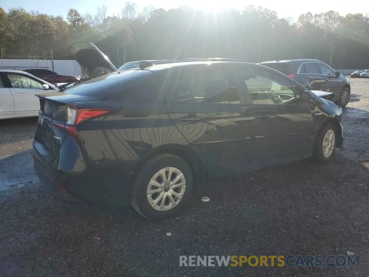 3 fotografías del automóvil dañado JTDKAMFU4M3147434 TOYOTA PRIUS 2021