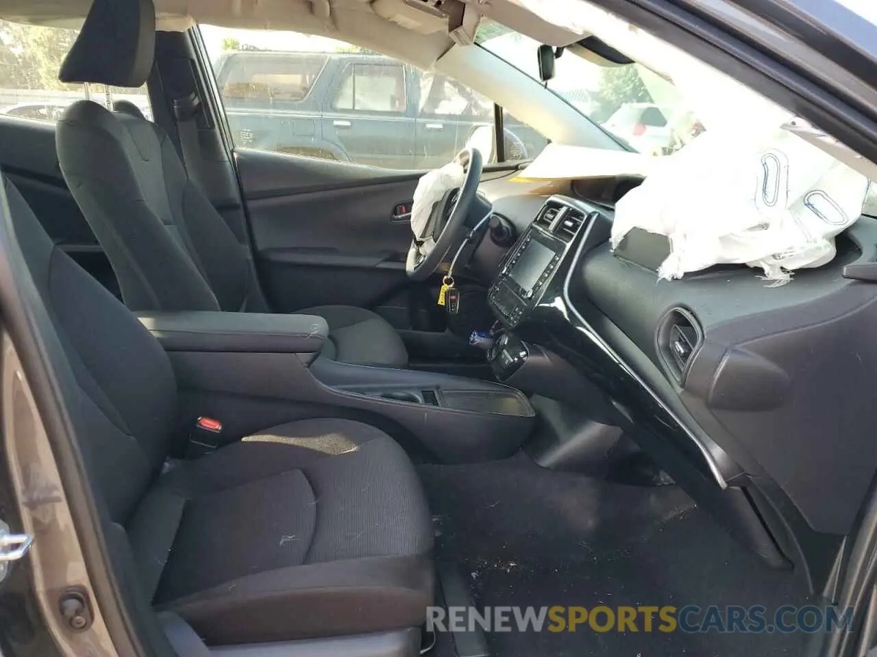 5 fotografías del automóvil dañado JTDKAMFU4M3151788 TOYOTA PRIUS 2021