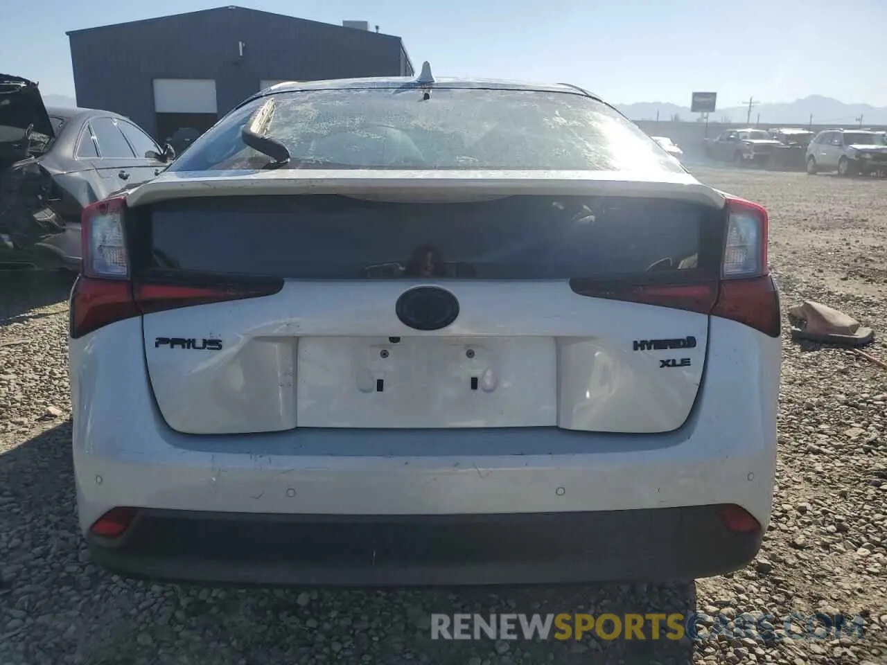 6 fotografías del automóvil dañado JTDKAMFU5M3127192 TOYOTA PRIUS 2021