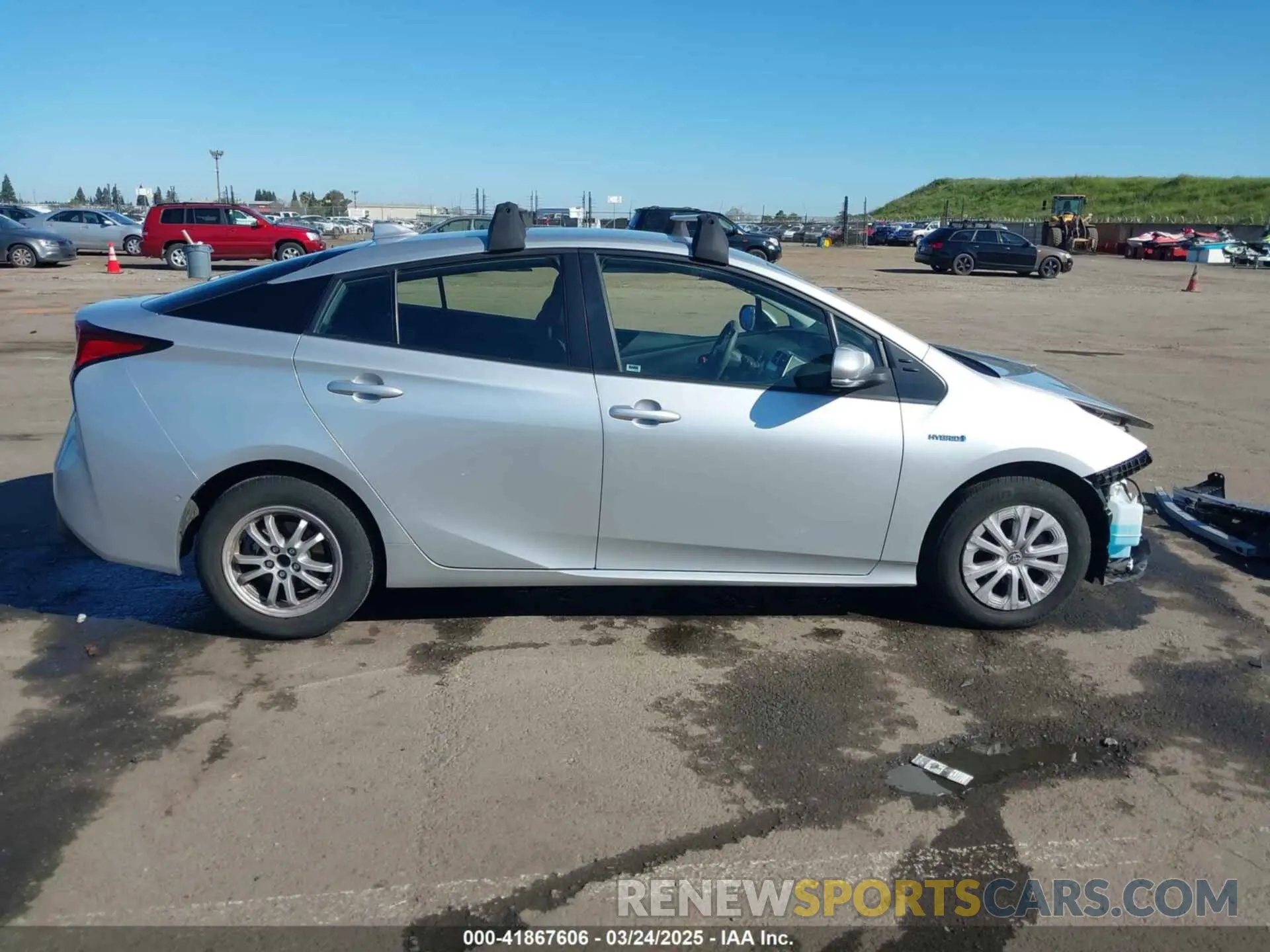14 fotografías del automóvil dañado JTDKAMFU5M3130478 TOYOTA PRIUS 2021