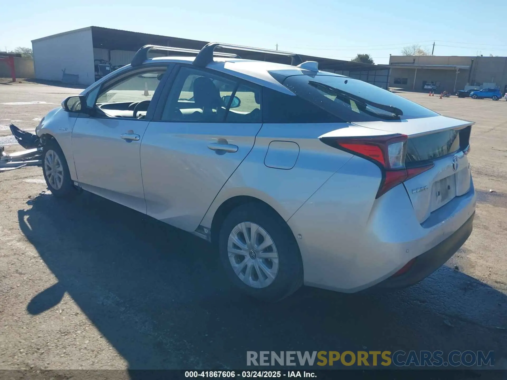 3 fotografías del automóvil dañado JTDKAMFU5M3130478 TOYOTA PRIUS 2021
