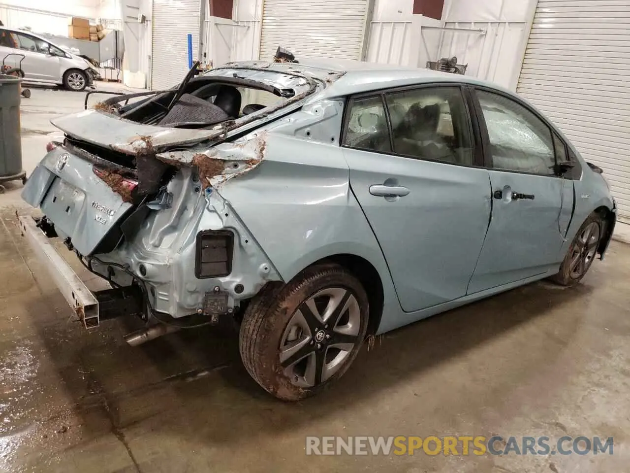 3 fotografías del automóvil dañado JTDKAMFU5M3131288 TOYOTA PRIUS 2021