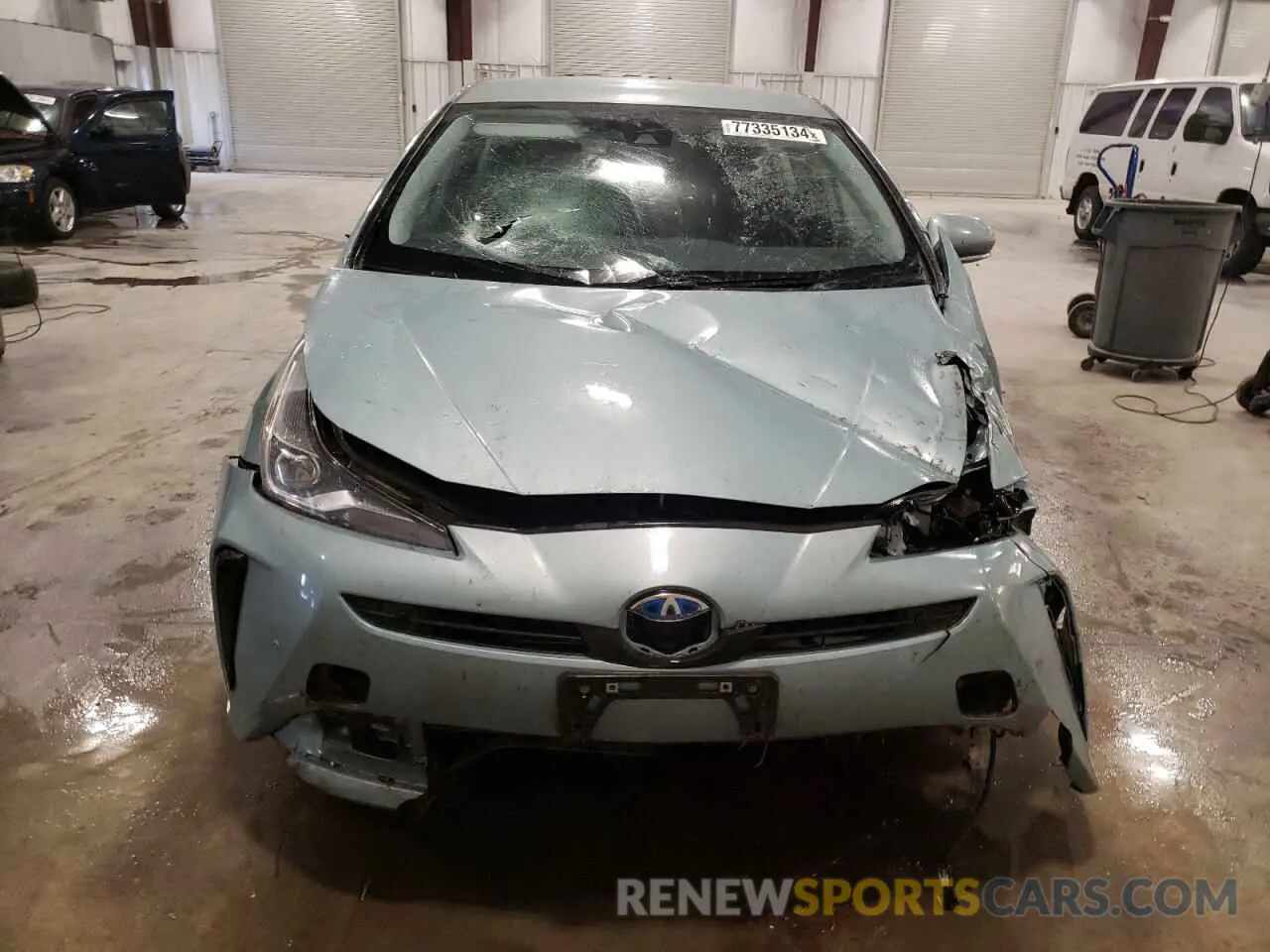 5 fotografías del automóvil dañado JTDKAMFU5M3131288 TOYOTA PRIUS 2021