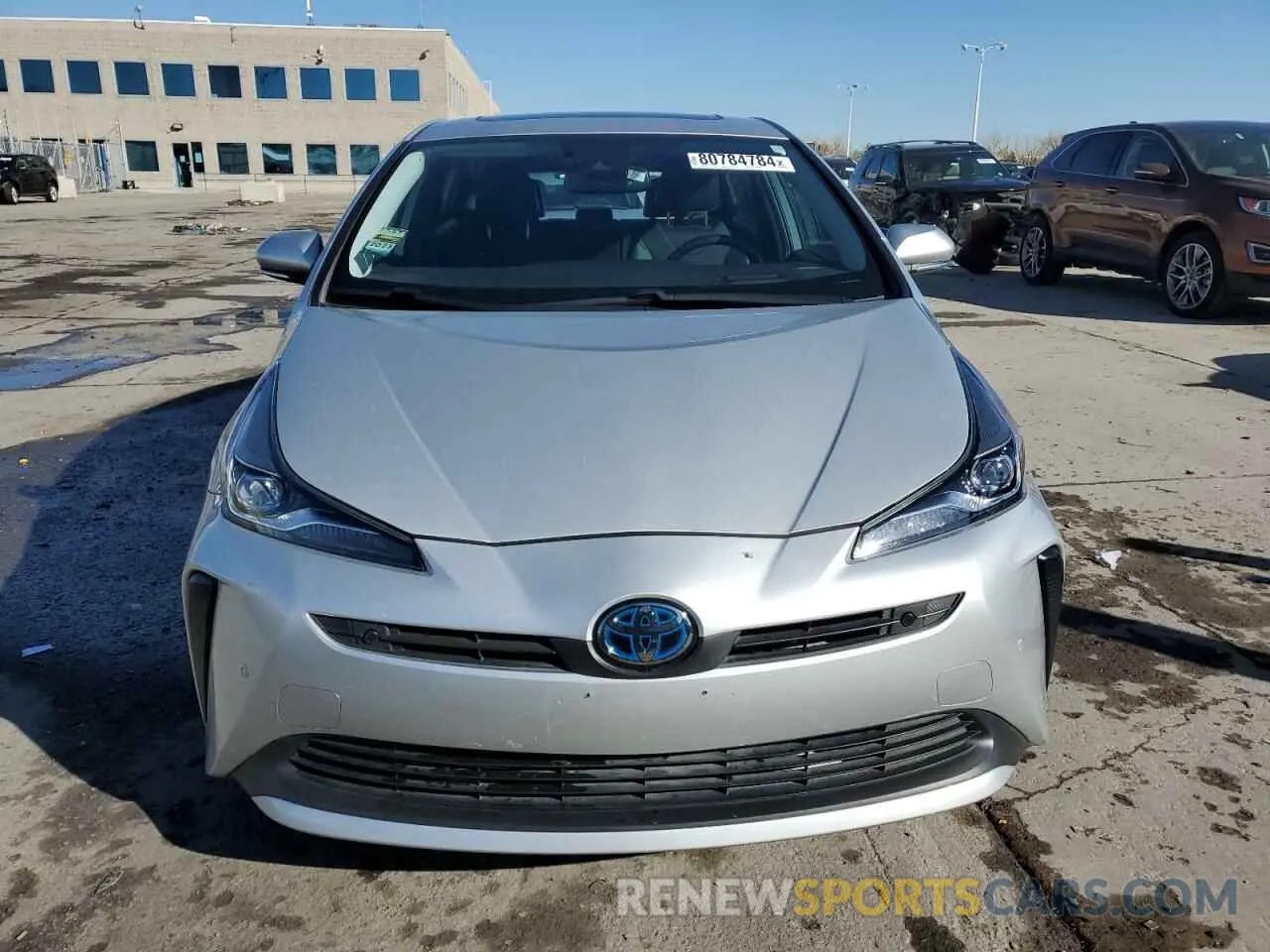 5 fotografías del automóvil dañado JTDKAMFU5M3140461 TOYOTA PRIUS 2021