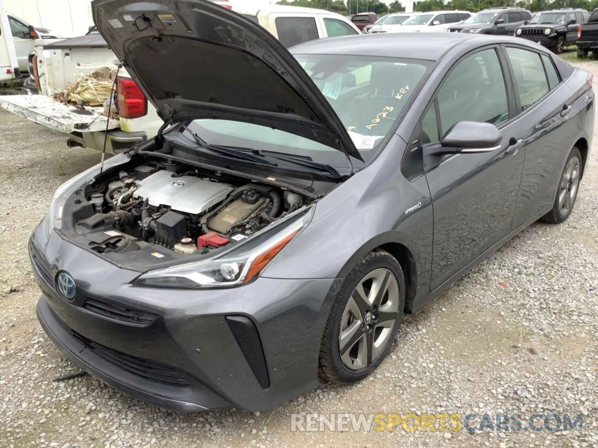 15 fotografías del automóvil dañado JTDKAMFU5M3141383 TOYOTA PRIUS 2021