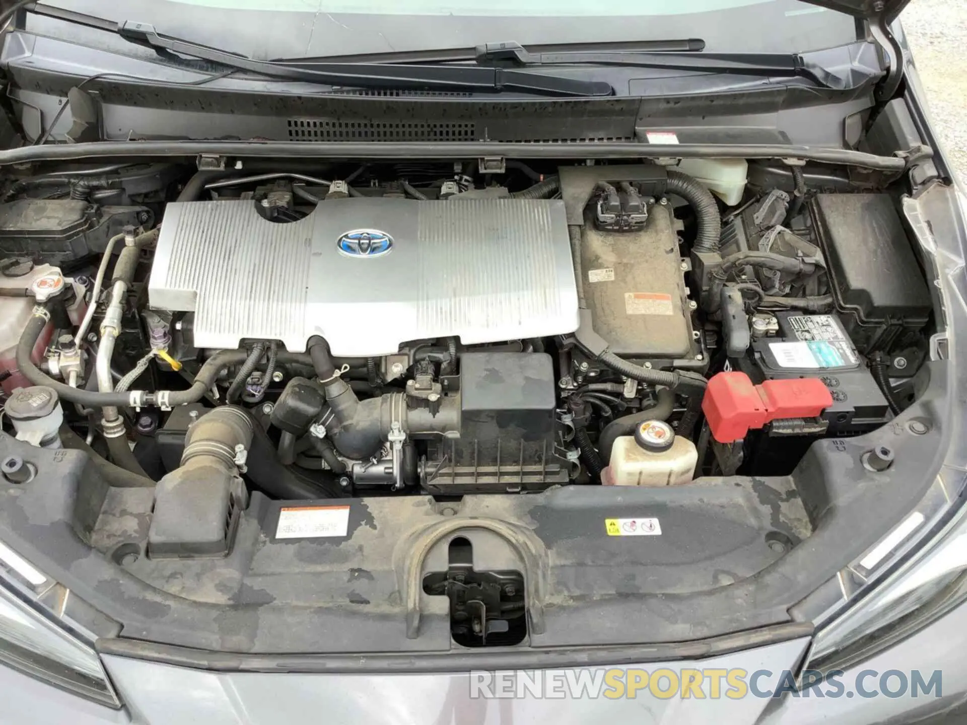 4 fotografías del automóvil dañado JTDKAMFU5M3141383 TOYOTA PRIUS 2021