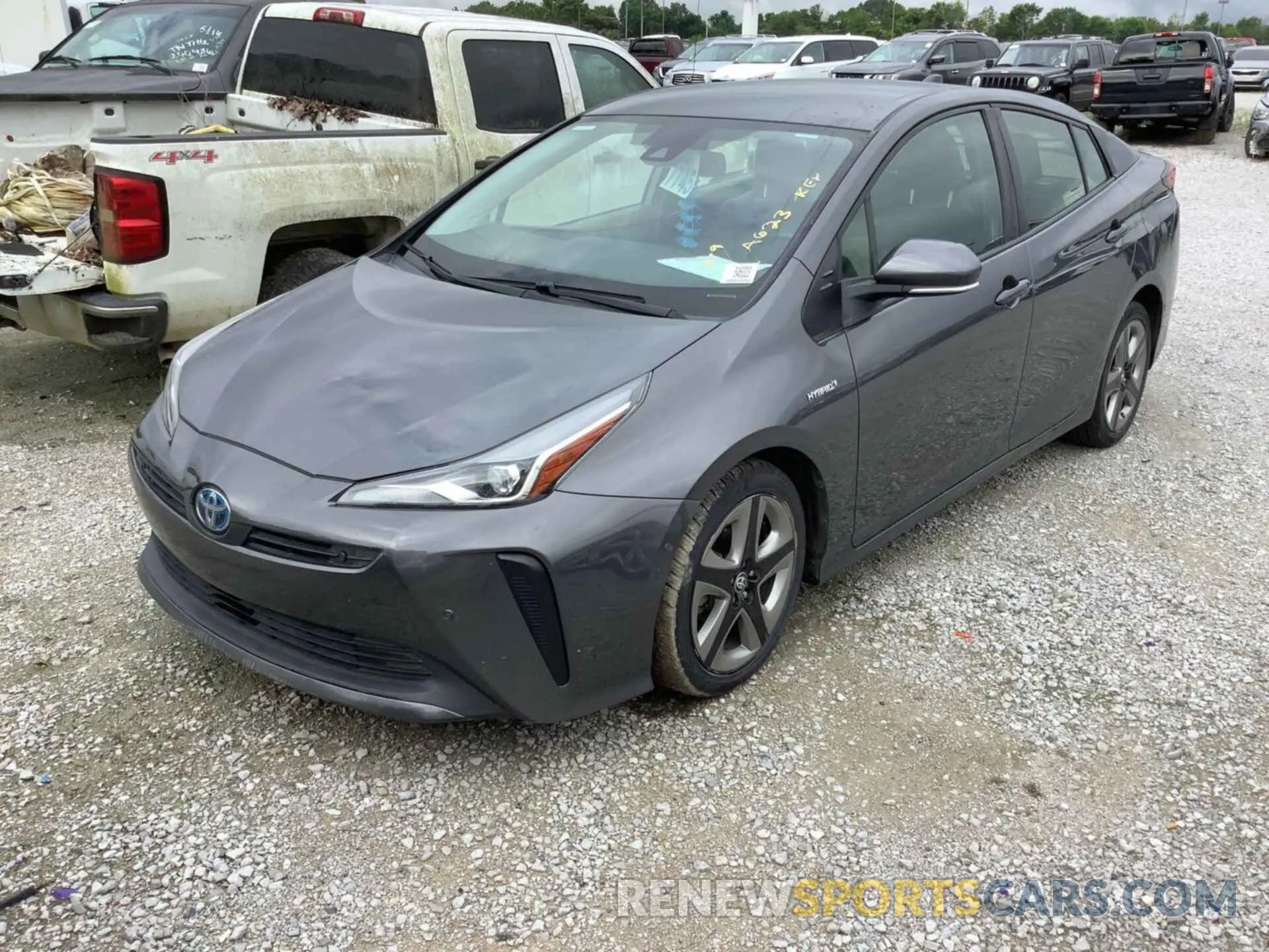 8 fotografías del automóvil dañado JTDKAMFU5M3141383 TOYOTA PRIUS 2021