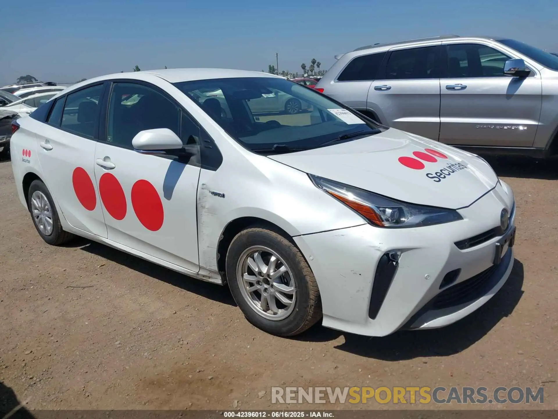 1 fotografías del automóvil dañado JTDKAMFU5M3142159 TOYOTA PRIUS 2021