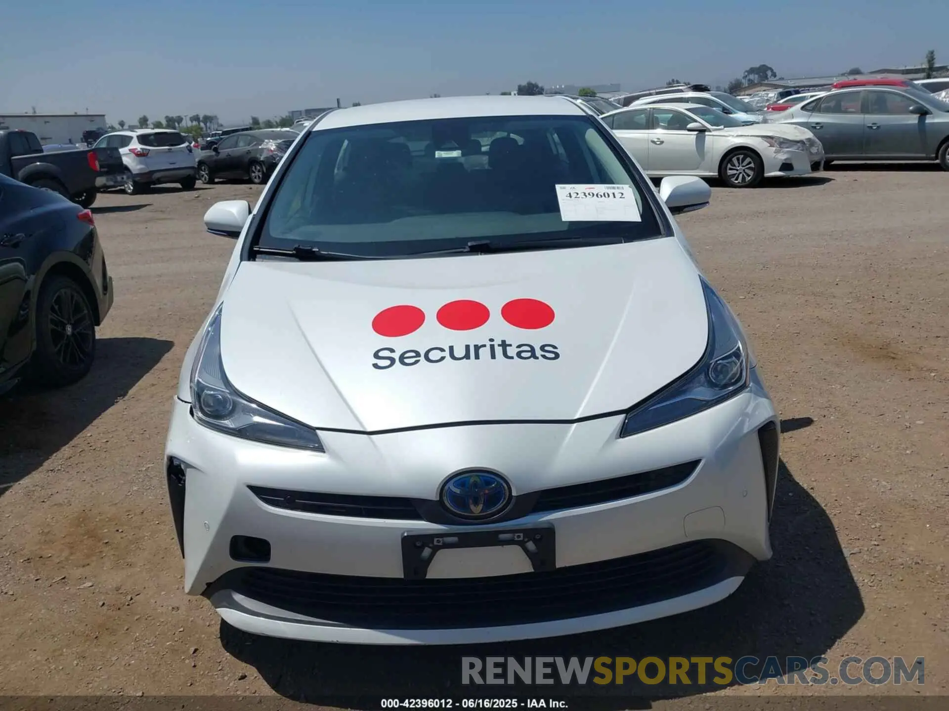 12 fotografías del automóvil dañado JTDKAMFU5M3142159 TOYOTA PRIUS 2021
