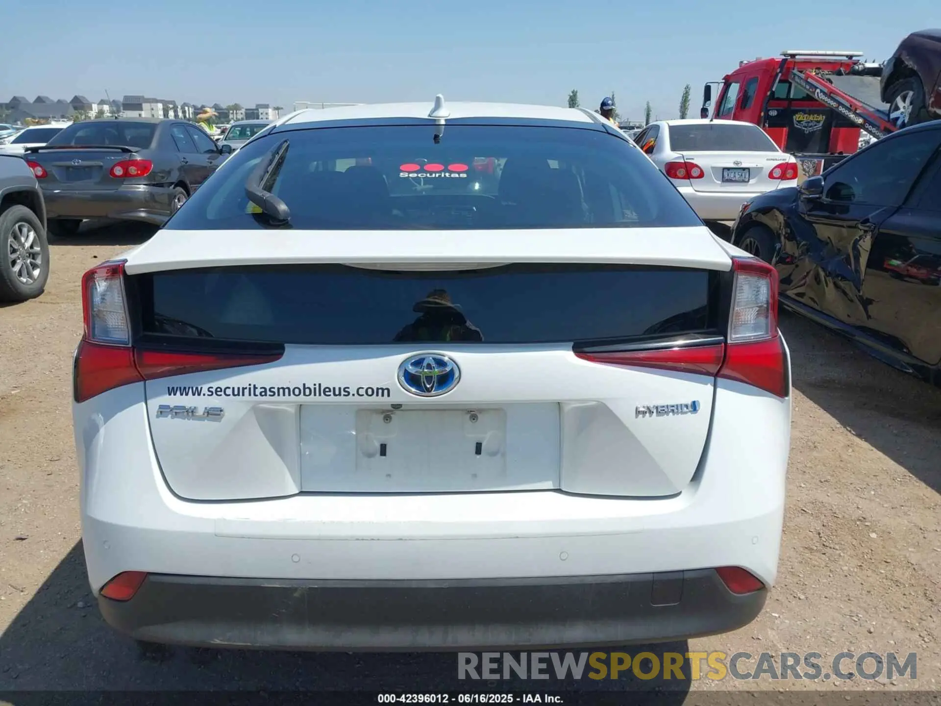 16 fotografías del automóvil dañado JTDKAMFU5M3142159 TOYOTA PRIUS 2021