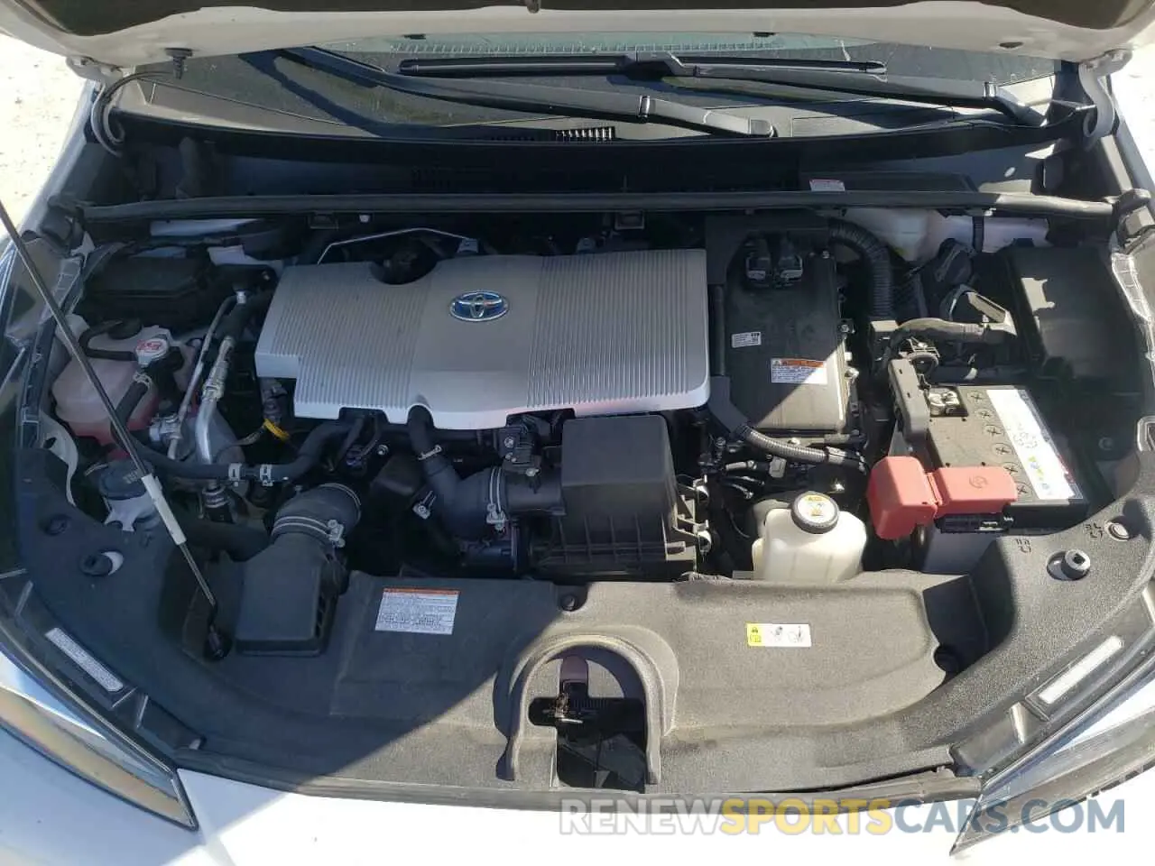 11 fotografías del automóvil dañado JTDKAMFU5M3142565 TOYOTA PRIUS 2021