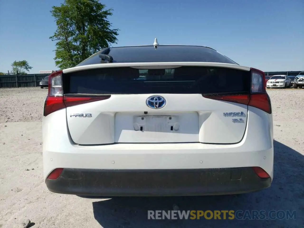 6 fotografías del automóvil dañado JTDKAMFU5M3142565 TOYOTA PRIUS 2021