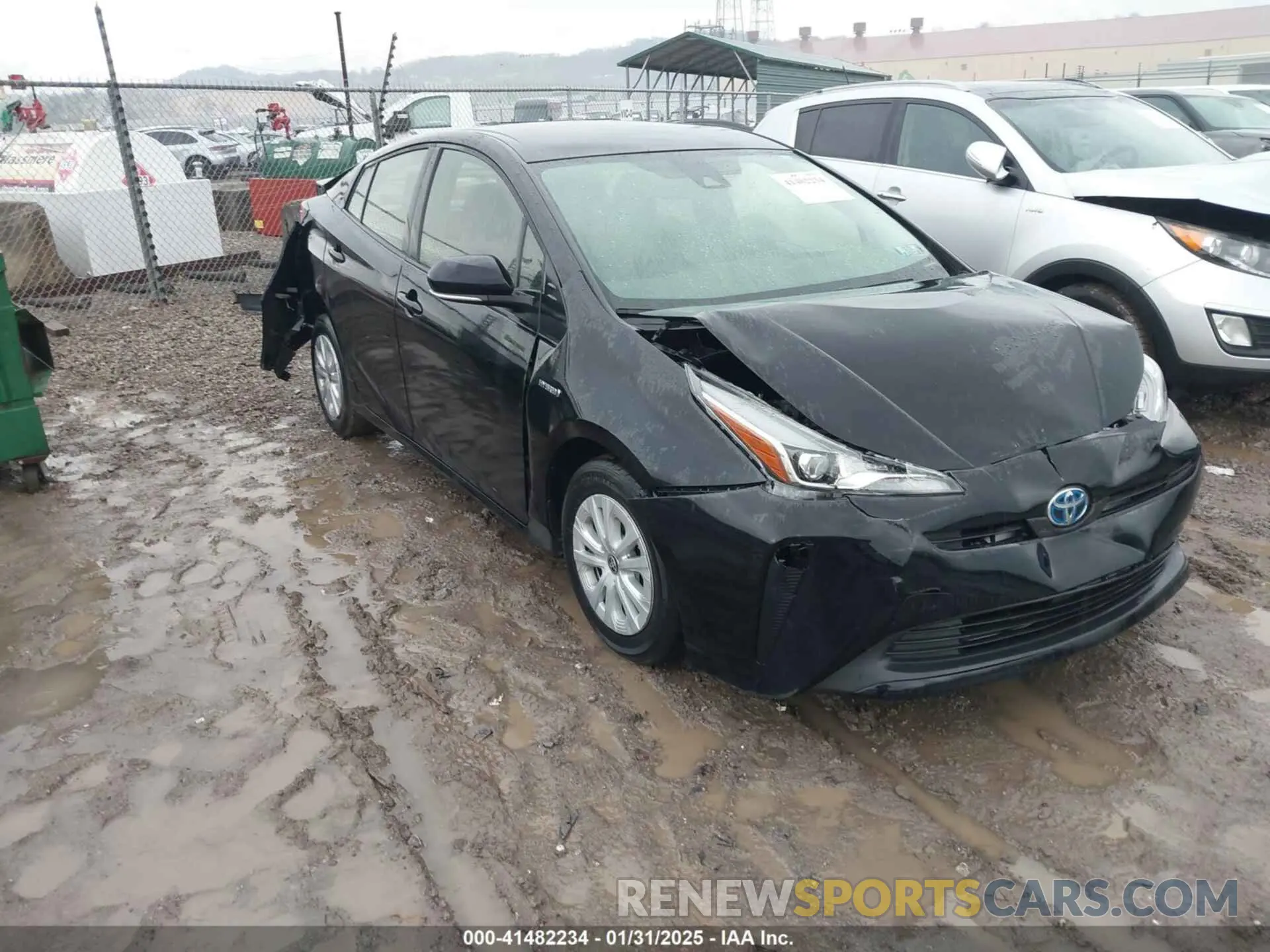 1 fotografías del automóvil dañado JTDKAMFU5M3145210 TOYOTA PRIUS 2021