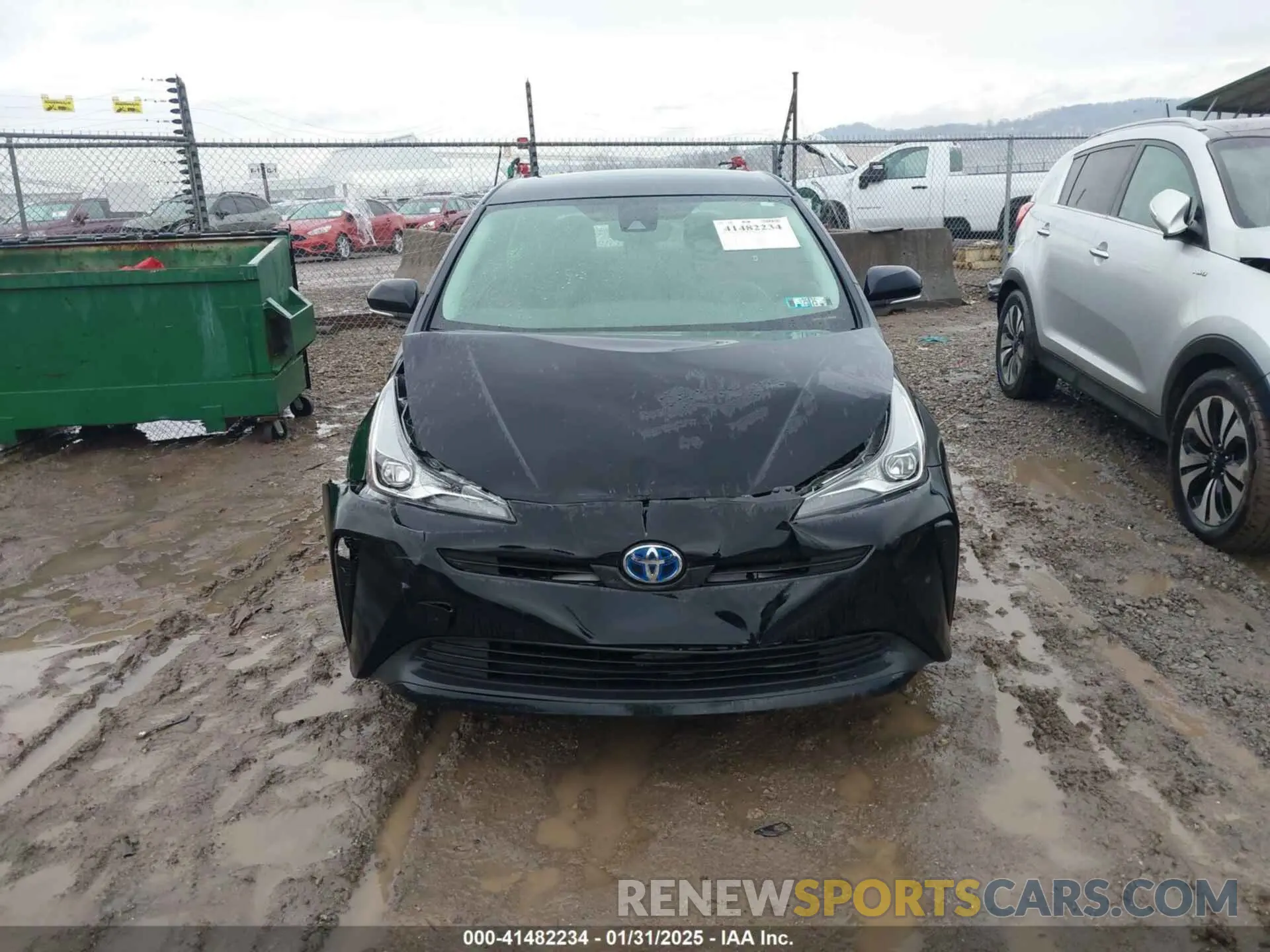 13 fotografías del automóvil dañado JTDKAMFU5M3145210 TOYOTA PRIUS 2021