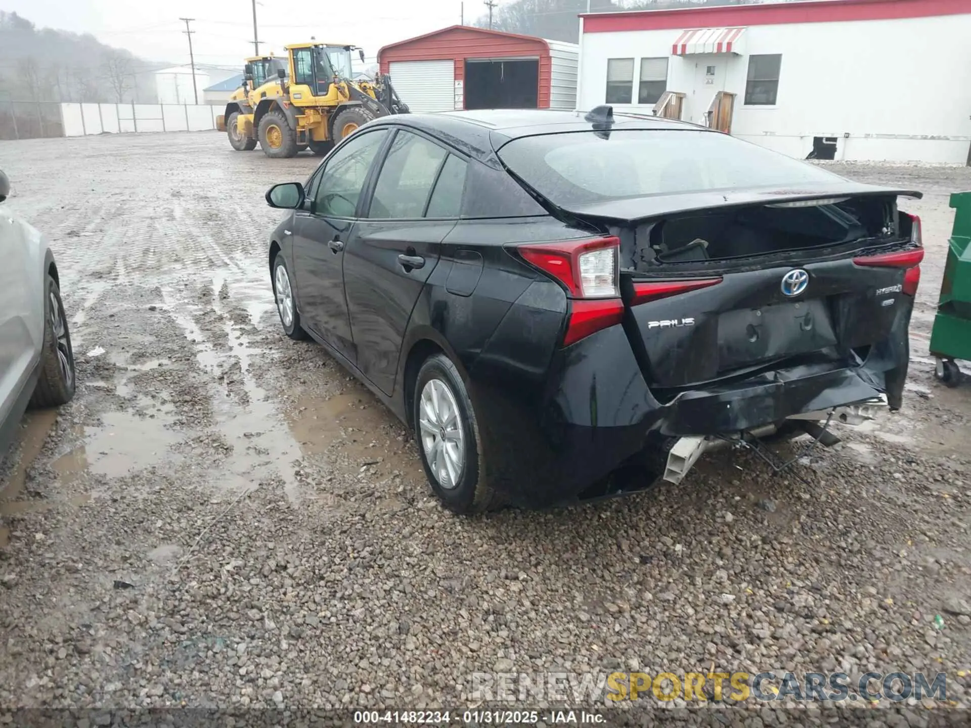3 fotografías del automóvil dañado JTDKAMFU5M3145210 TOYOTA PRIUS 2021