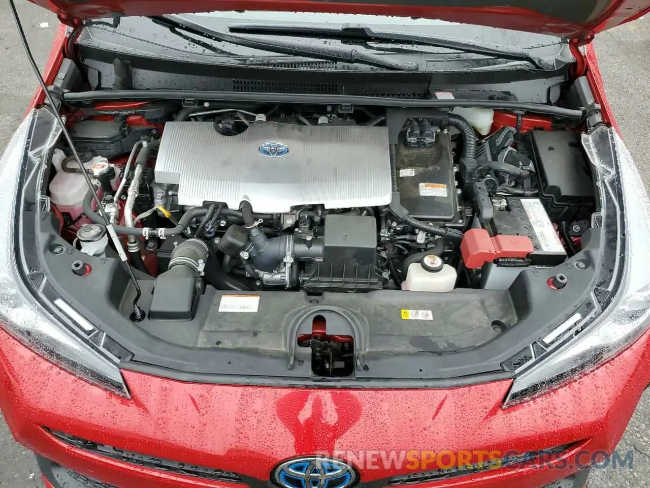 11 fotografías del automóvil dañado JTDKAMFU5M3146647 TOYOTA PRIUS 2021