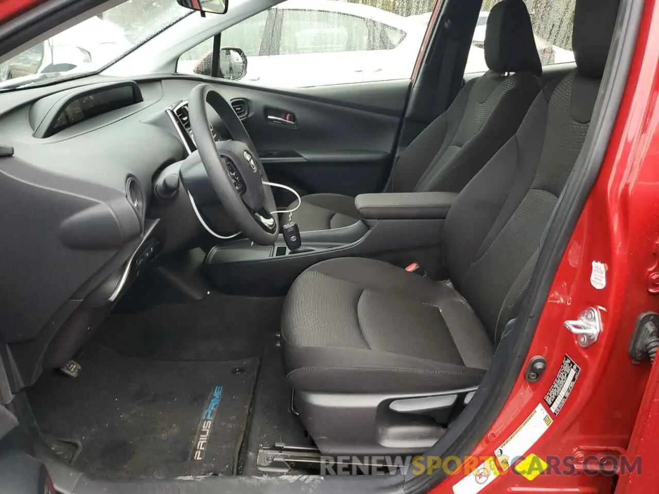 7 fotografías del automóvil dañado JTDKAMFU5M3146647 TOYOTA PRIUS 2021
