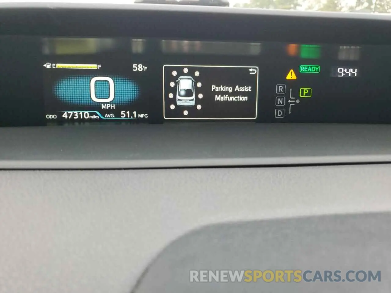 9 fotografías del automóvil dañado JTDKAMFU5M3146647 TOYOTA PRIUS 2021