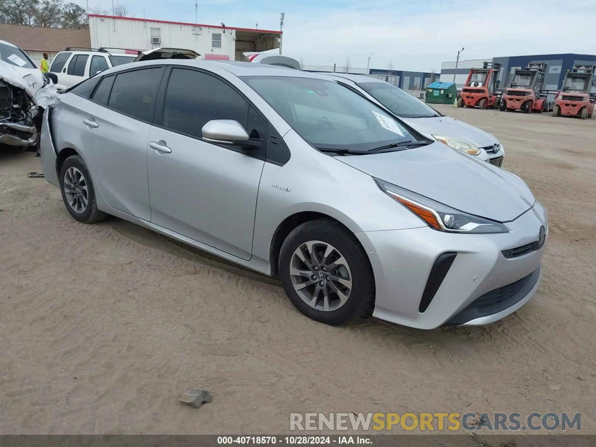 1 fotografías del automóvil dañado JTDKAMFU5M3149449 TOYOTA PRIUS 2021