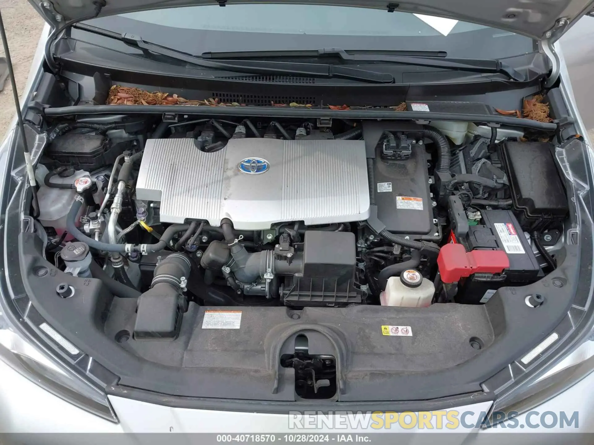 10 fotografías del automóvil dañado JTDKAMFU5M3149449 TOYOTA PRIUS 2021