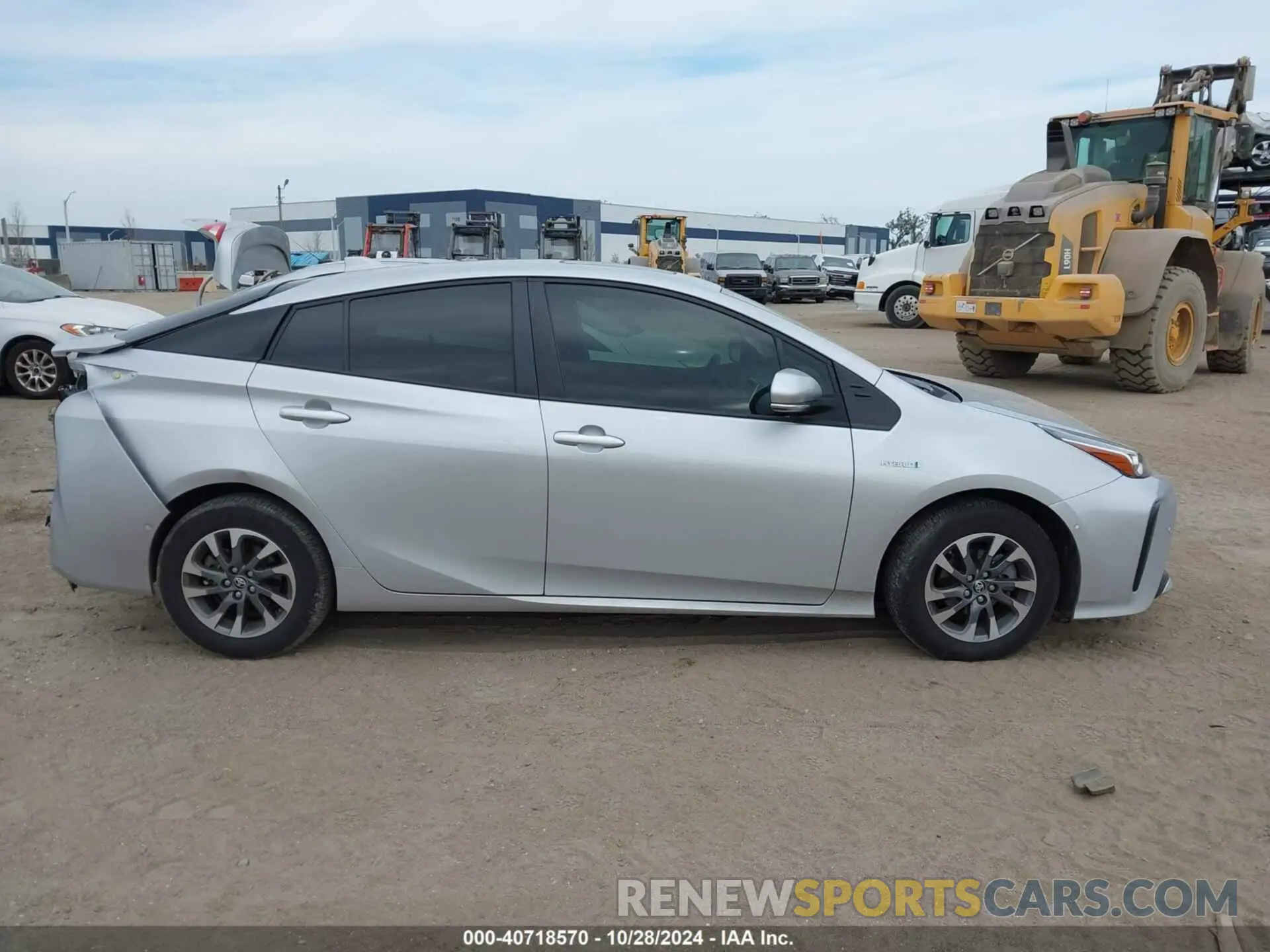 13 fotografías del automóvil dañado JTDKAMFU5M3149449 TOYOTA PRIUS 2021