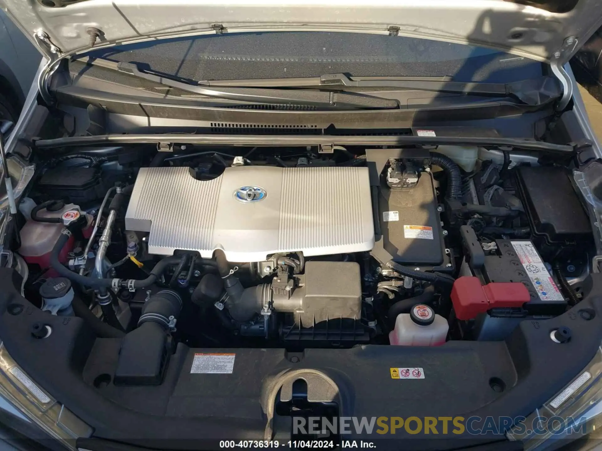 10 fotografías del automóvil dañado JTDKAMFU6M3131672 TOYOTA PRIUS 2021