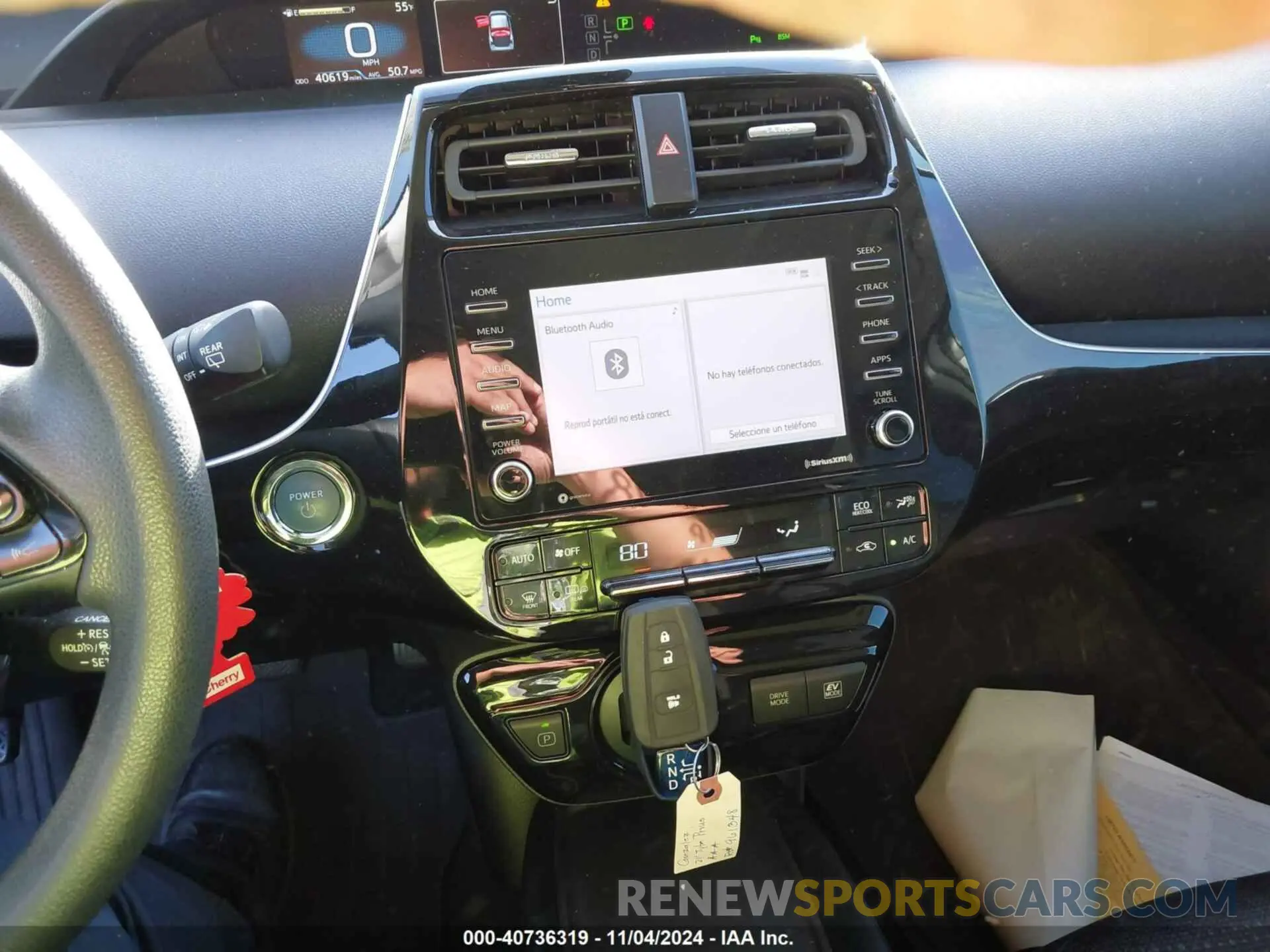 11 fotografías del automóvil dañado JTDKAMFU6M3131672 TOYOTA PRIUS 2021
